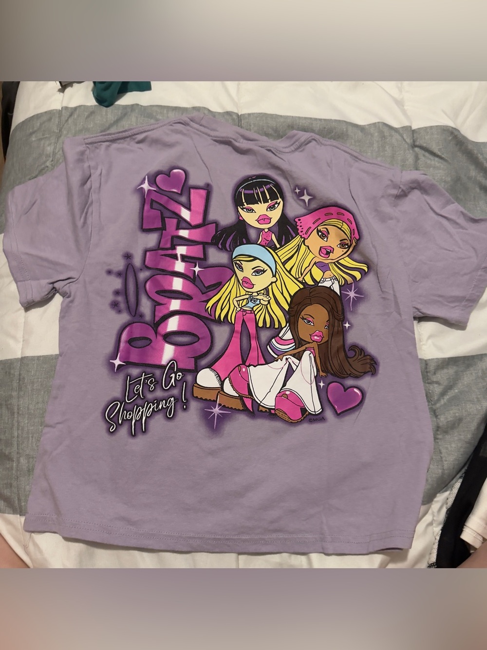 Bratz Lavender Graphic Short Sleeve Tee - Picture 2 of 2